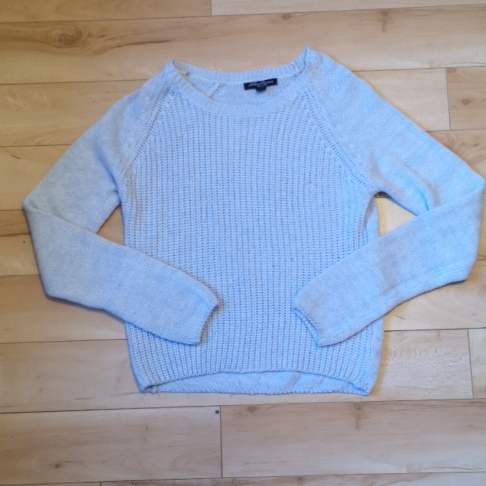 Streetwear society baby blue knit sweater